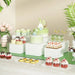 6‑piece Acrylic Buffet Risers — Stackable Hollow‑Bottom Displays for Cupcakes & Desserts