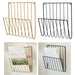 Wall-Mounted Iron File Holder — Magazine & Mail Organiser (Gold or Black)