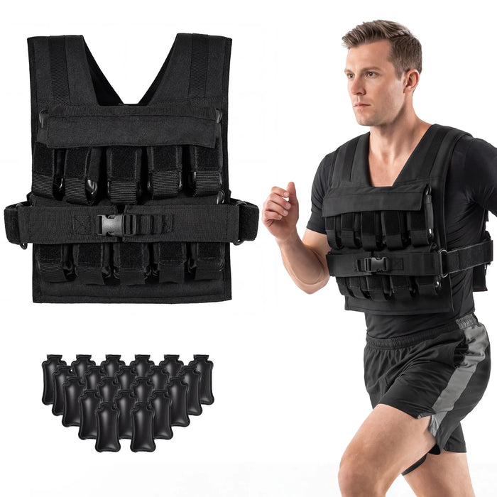 Adjustable Weighted Vest for Men and Women 20 Kg Weight Vest-