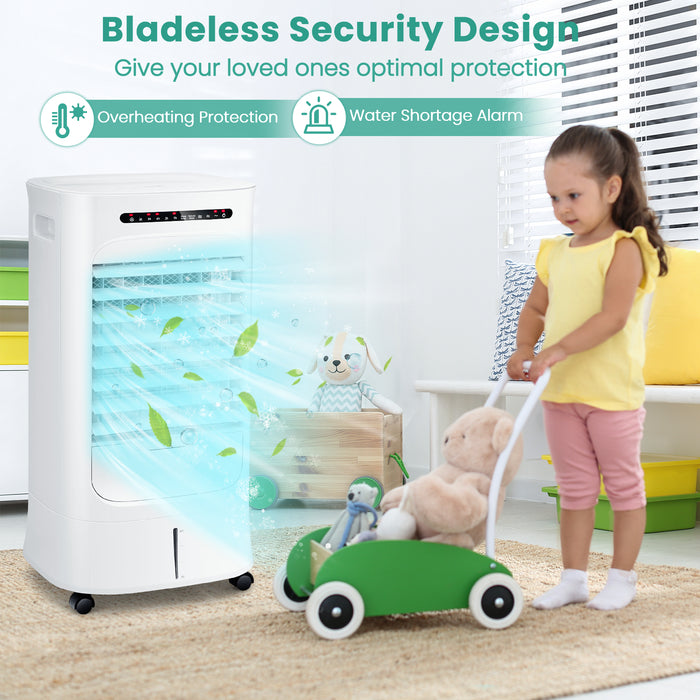 3-in-1 Evaporative Air Cooler with Fan and Humidifier-