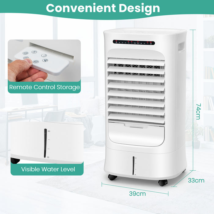 3-in-1 Evaporative Air Cooler with Fan and Humidifier-