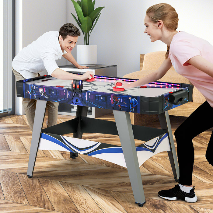Air Hockey Game Table with 2 Pushers and Pucks-