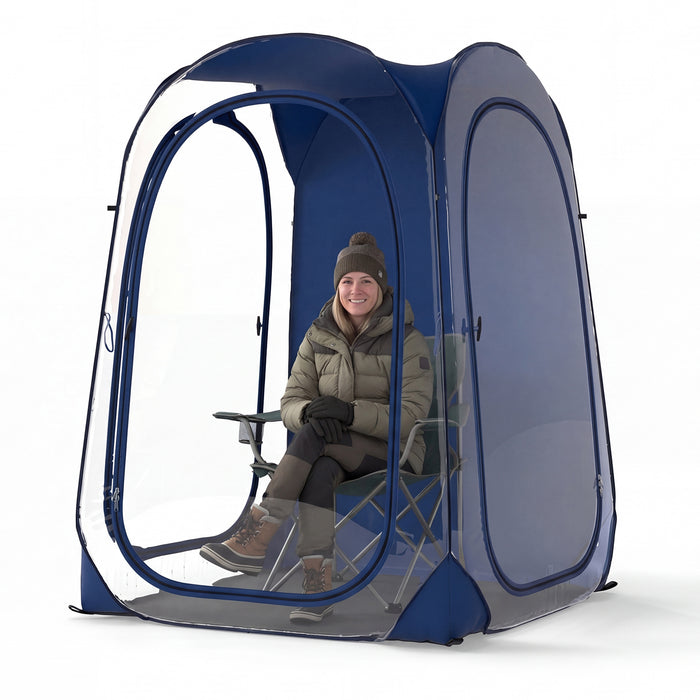 All-Weather Clear PVC Bubble Tent with Sealed Floor-