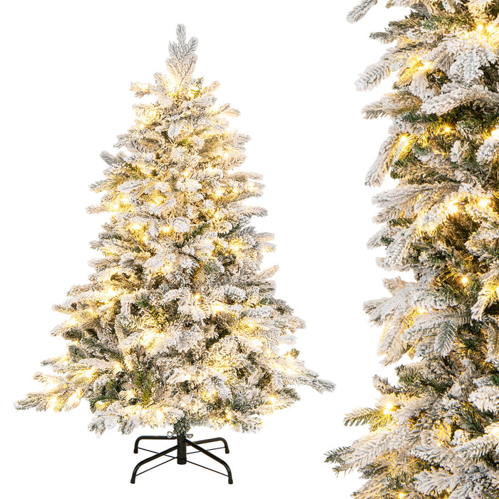 Artificial Xmas Tree Flocked Christmas Tree with Branch Tips-