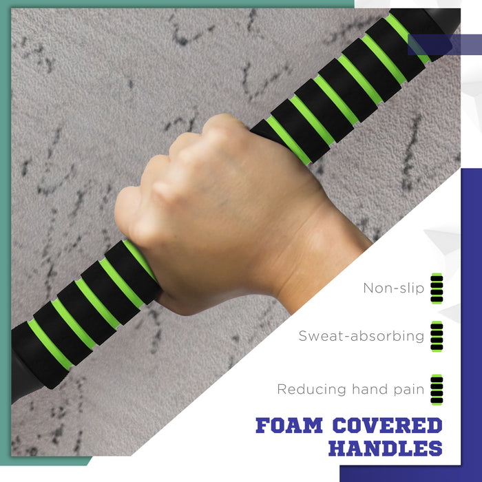 30kg 4-in-1 Adjustable Fitness Equipment Set - Dumbbells, Barbell, Kettlebell, Push-Up Stand - Versatile Home Gym for Strength Training