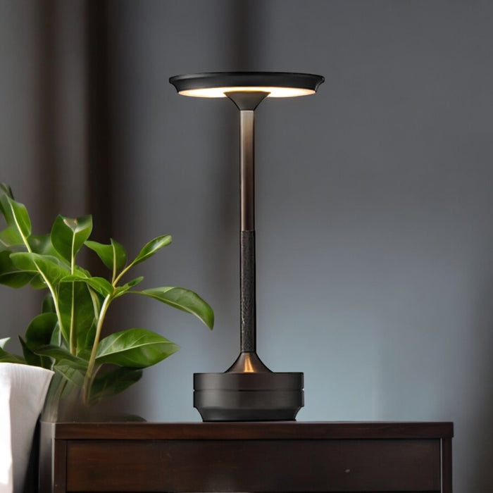 Cordless Modern Aura Table Lamp - Cordless Table Lamp with Touch Control & Modern Nordic Design