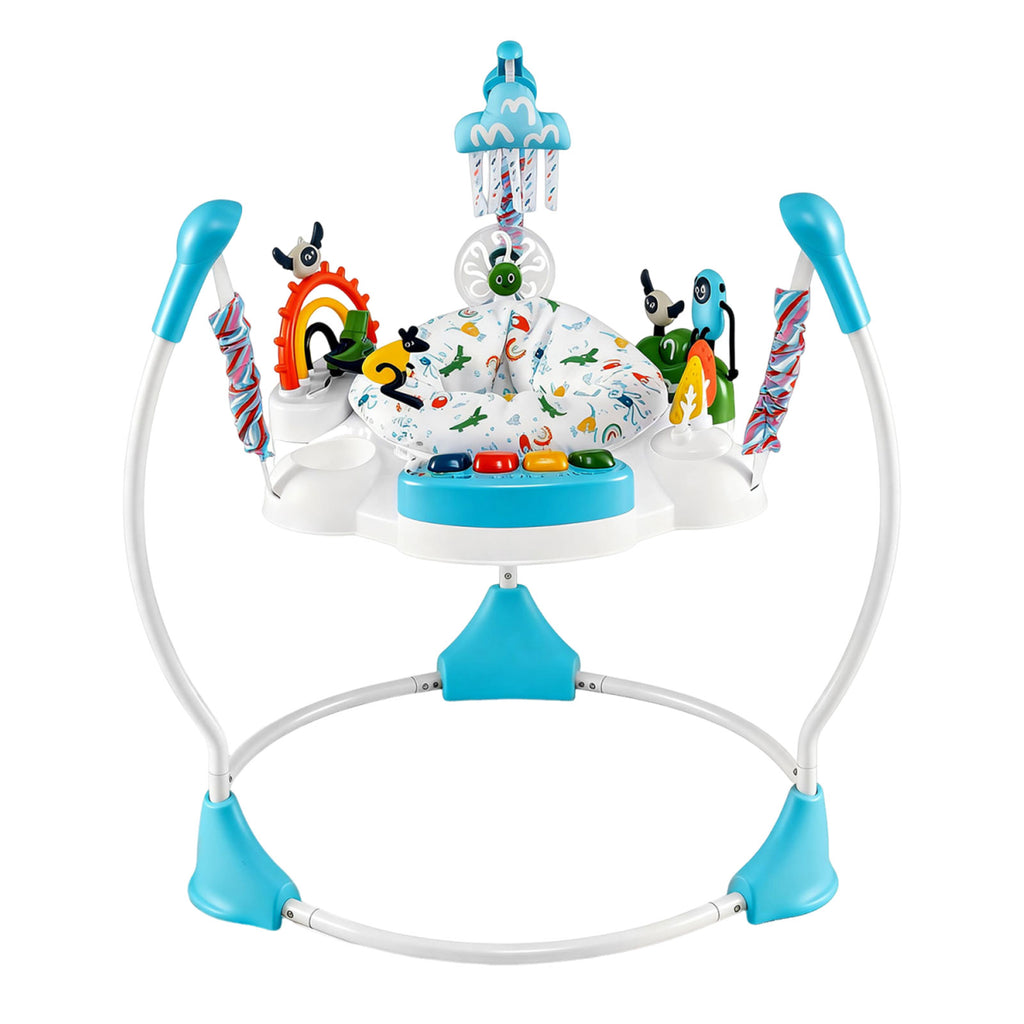 Baby Activity Center Baby Jumper and Bouncer with 6 Interactive Toys for Babies Age 6 Months +-