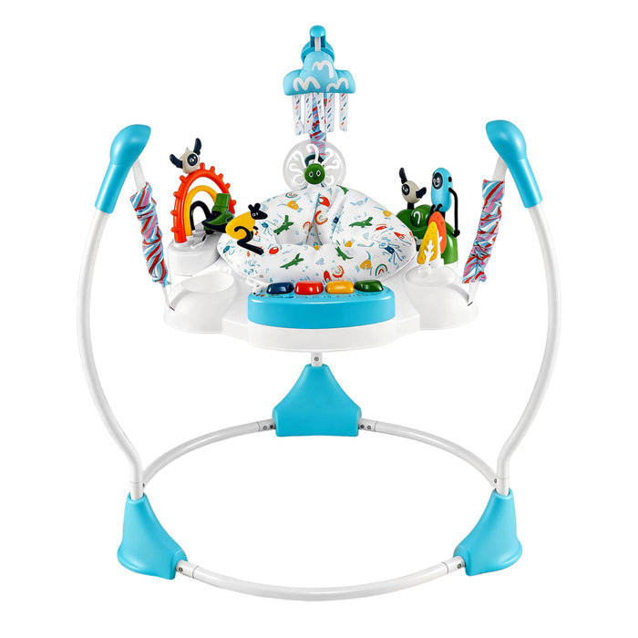 Baby Activity Center Baby Jumper and Bouncer with 6 Interactive Toys for Babies Age 6 Months +-