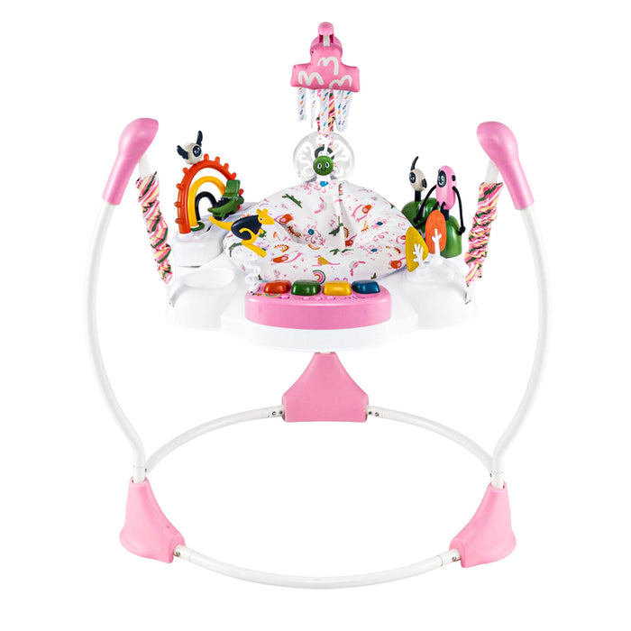 Baby Activity Center Baby Jumper and Bouncer with 6 Interactive Toys for Babies Age 6 Months +-