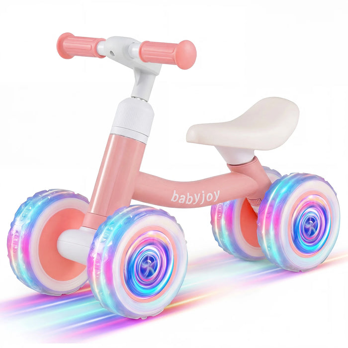 Baby Balance Bike No Pedal Toddler Balance Bike with Adjustable Handlebar and Seat-