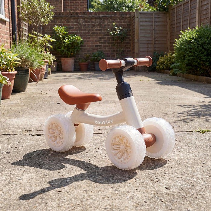 Baby Balance Bike No Pedal Toddler Balance Bike with Adjustable Handlebar and Seat-