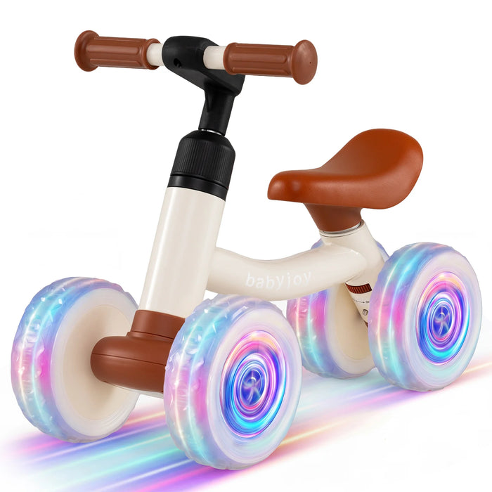 Baby Balance Bike No Pedal Toddler Balance Bike with Adjustable Handlebar and Seat-