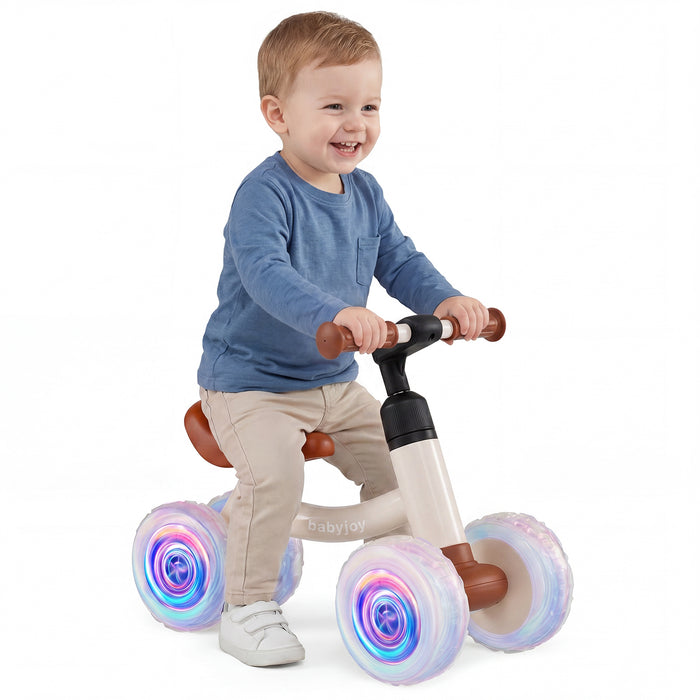 Baby Balance Bike No Pedal Toddler Balance Bike with Adjustable Handlebar and Seat-