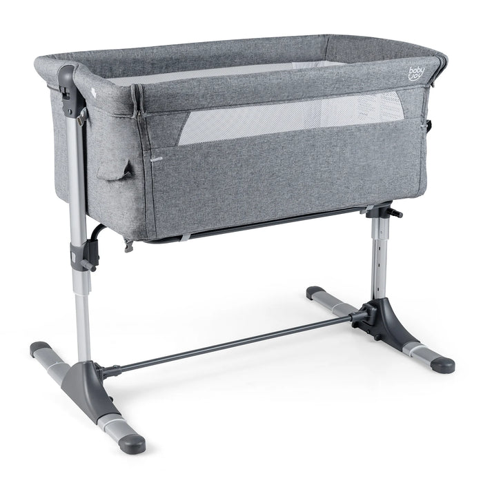Baby Bassinet Crib Bedside Sleeper with Adjustable Height-