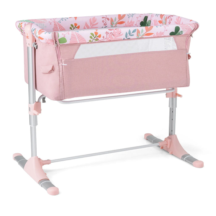 Baby Bassinet Crib Bedside Sleeper with Adjustable Height-