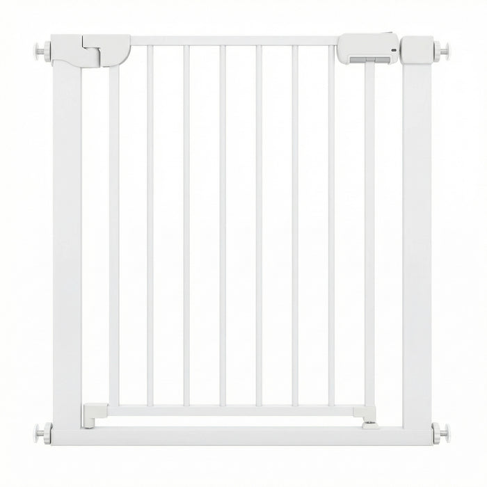 Baby Gate for Stairs Pressure Mounted Auto-Close Door Gate-