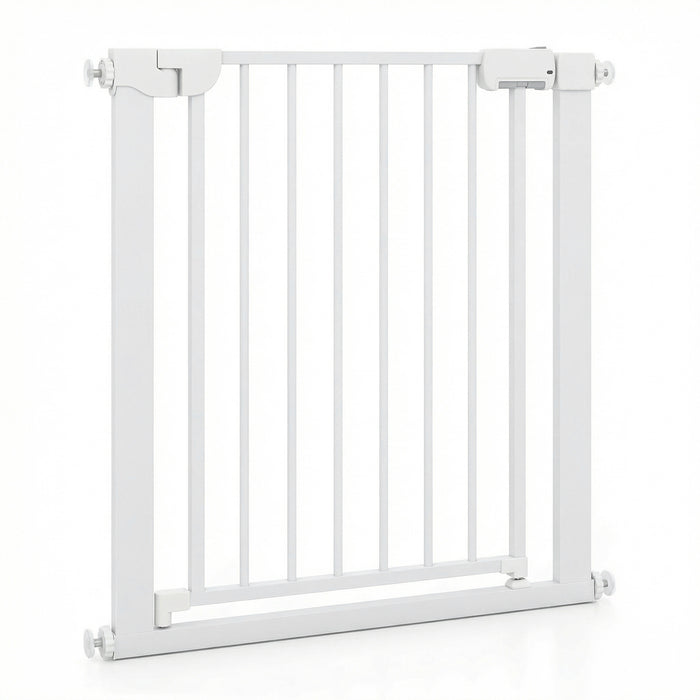 Baby Gate for Stairs Pressure Mounted Auto-Close Door Gate-
