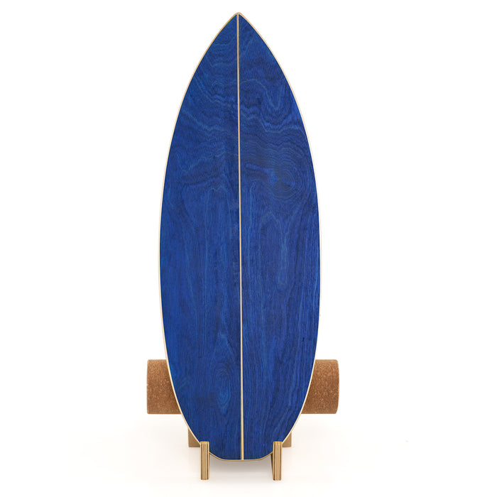 Balance Board Trainer for Adults Wooden Balancing Board with Cork Roller and Storage Rack to Exercise-