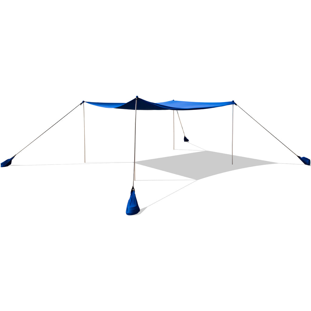 Beach Canopy Shields Model 300x300cm - Large Beach Tent, Sun Shelter, Fits 6-8 Persons - Ideal Summer Protection for Groups and Families