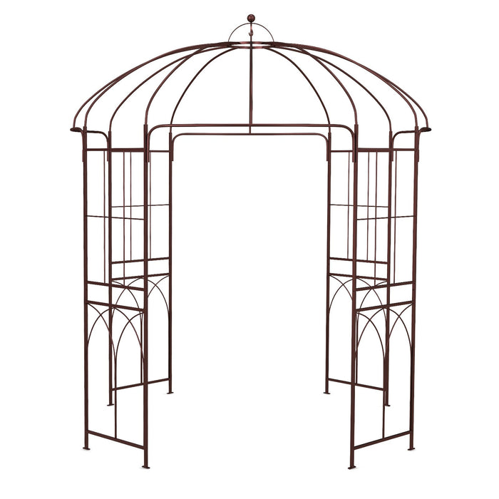 212CM Wide x 258CM High Birdcage Shape Garden Arbor for Climbing Plants-