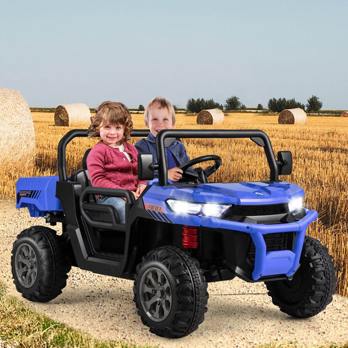 12V Electric Kids Ride-On 2-Seater Dump Truck-
