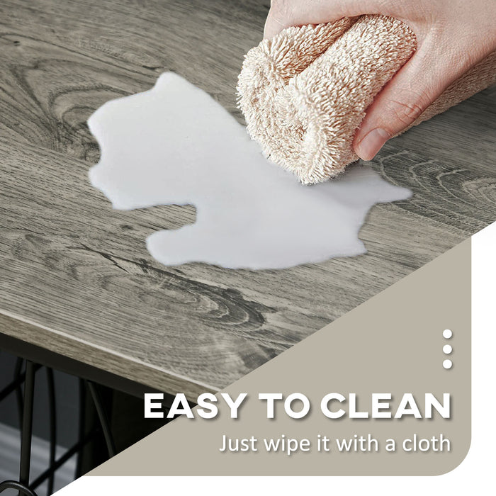 Extra Large Indoor Dog Crate End Table - 44.5" Size with Plush Washable Cushion and Lockable Door - Stylish Furniture for Big Dogs & Home Decor Integration