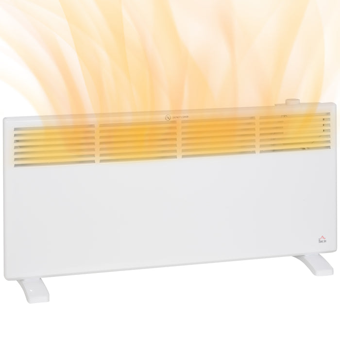 HOMCOM 2000W Convector Heater - White | Aosom UK
