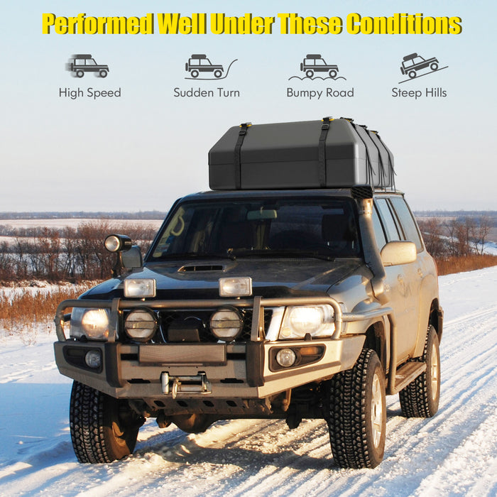 600L Car Roof Bag - Universal Carrier for All Vehicles, With or Without Roof Racks - Ideal Storage Solution for Road Trips and Traveling