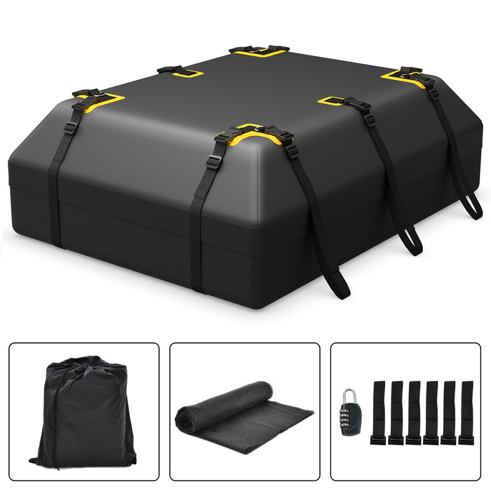 600L Car Roof Bag - Universal Carrier for All Vehicles, With or Without Roof Racks - Ideal Storage Solution for Road Trips and Traveling