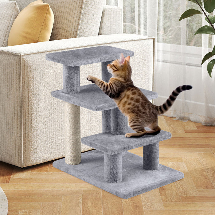 Cat Stairs 2-in-1 Cat Tree Tower Pet Steps with Sisal Scratching Post-