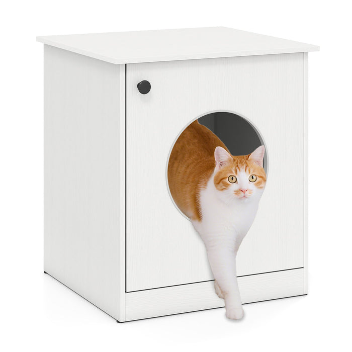 Cat Litter Box Enclosure for Living Room Bedroom-