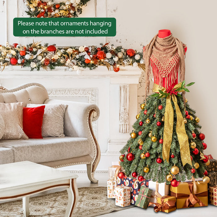 150 CM Artificial Mannequin Dress Form Chrismas Tree with 248 Branch Tips