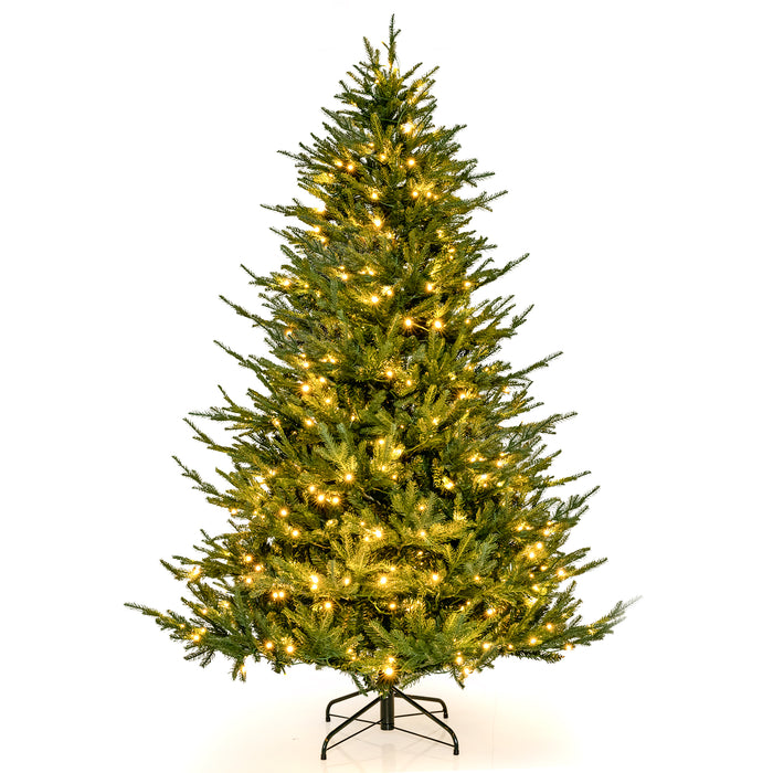 Pre-Lit Christmas Tree with LED Lights and 8 Lighting Modes-4.5 FT