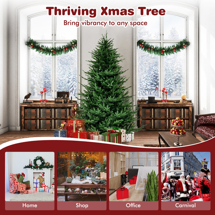 Pre-Lit Christmas Tree with LED Lights and 8 Lighting Modes-4.5 FT