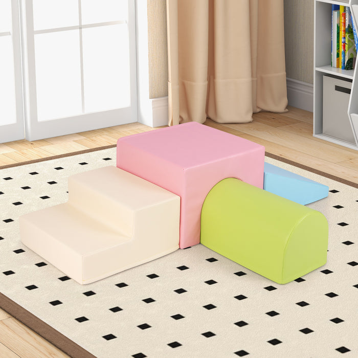 Climb and Crawl Foam Block Play Set for Infant Baby and Toddlers-
