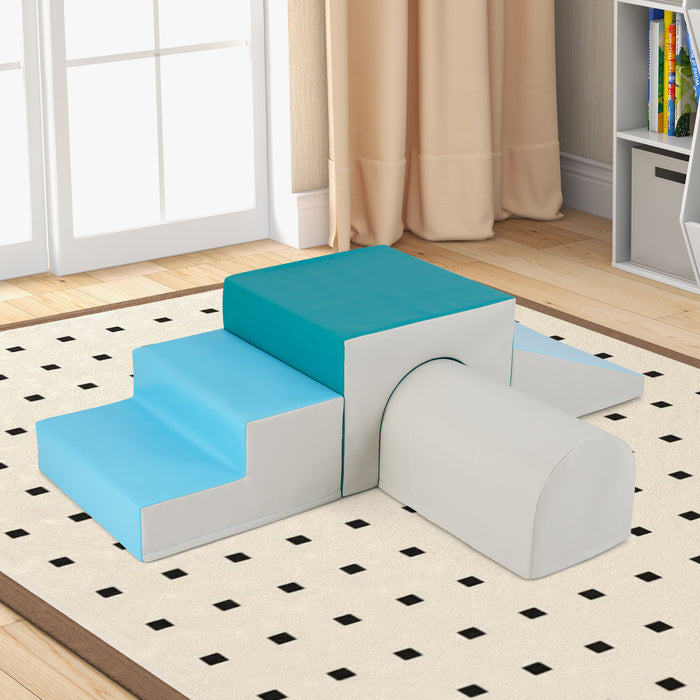 Climb and Crawl Foam Block Play Set for Infant Baby and Toddlers-