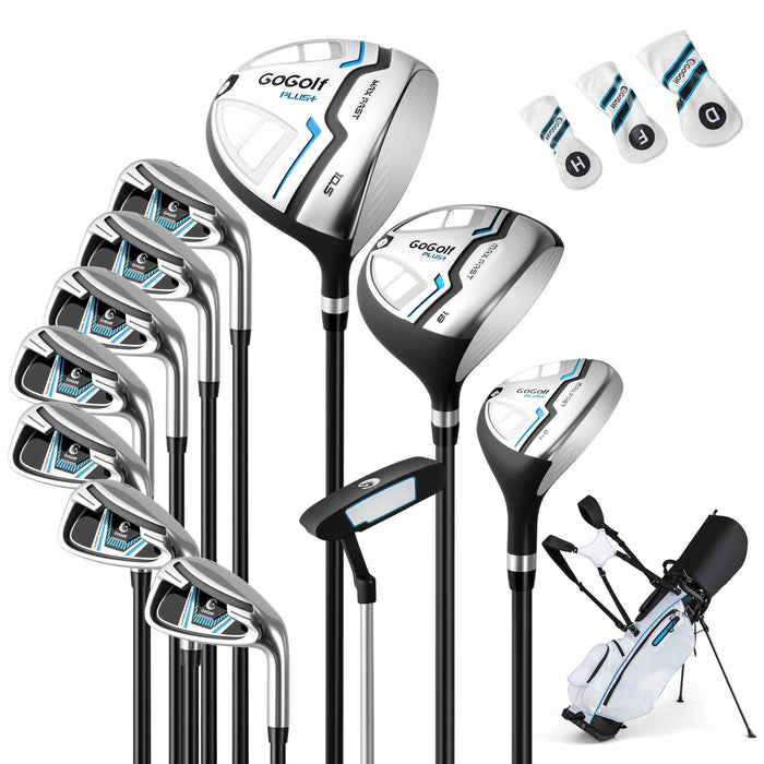 Men's Complete Golf Clubs and Bag Set Right Handed-
