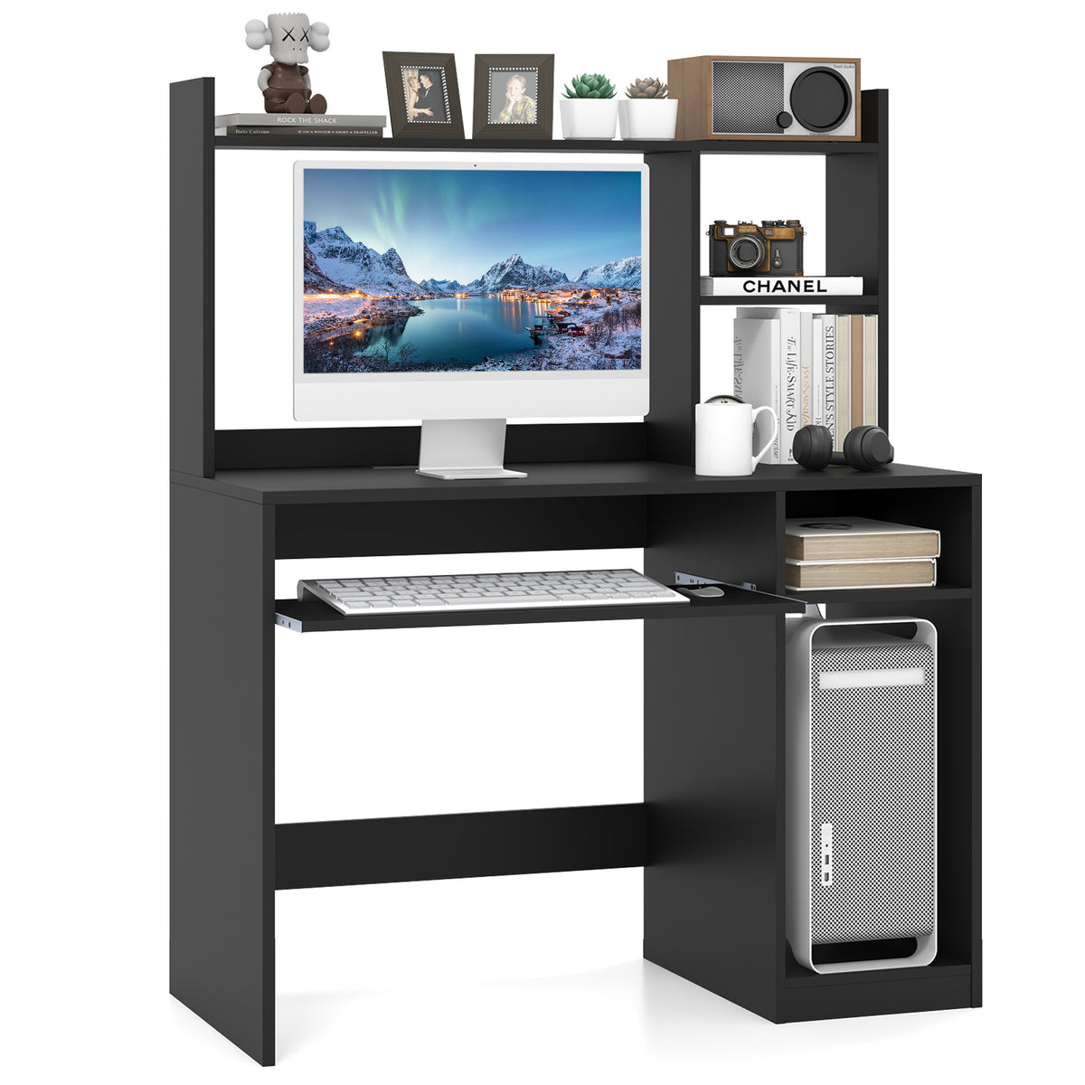 Multi-Purpose Computer Desk Organizer with Storage Shelf for Home ...