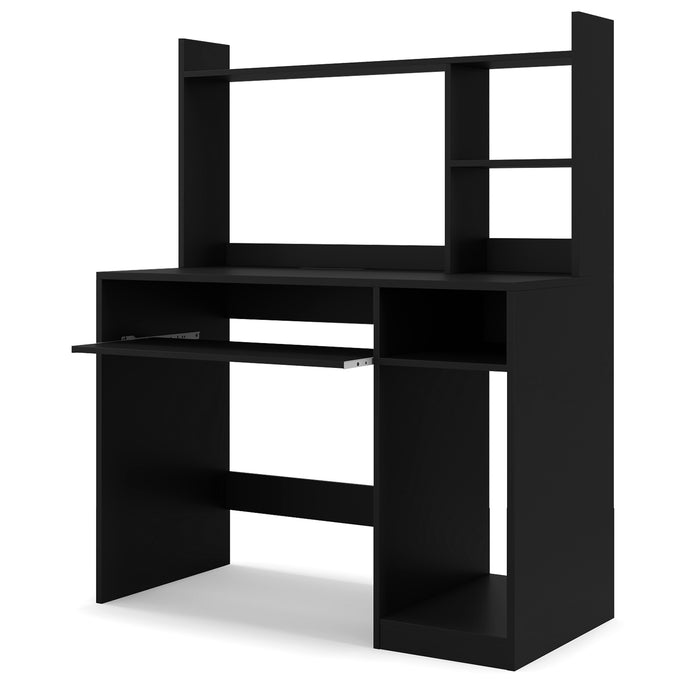 Desk Organizer - Multi-Purpose Computer Desk with Additional Storage Shelf - Suitable for Home Office and Students