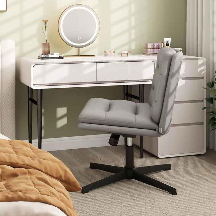 Criss Cross Legged Chair with Adjustable Height for Bedroom-