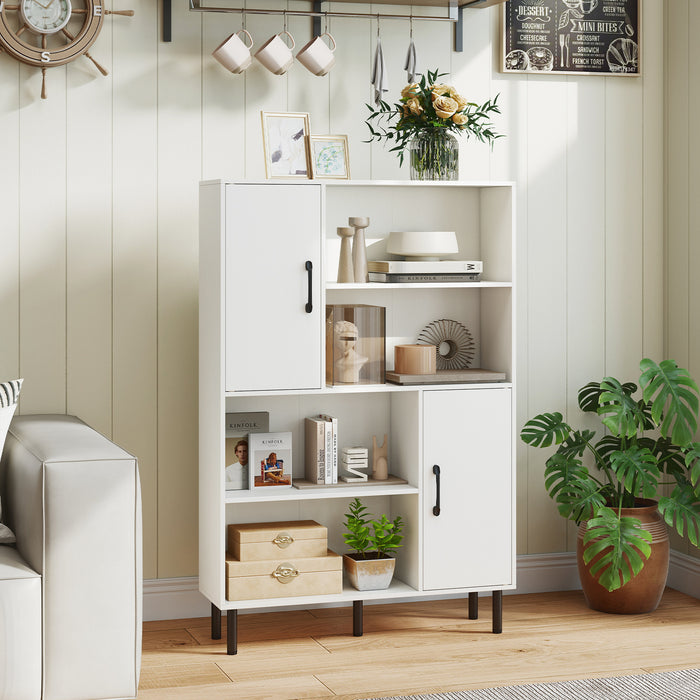 Cube Storage Cabinet with Metal Legs and Anti-topping Kits-
