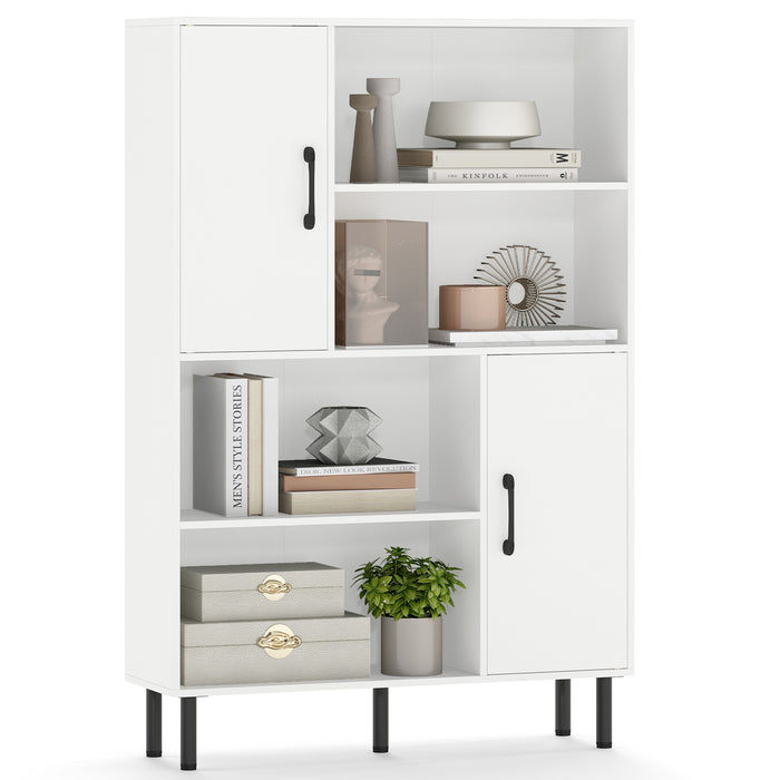 Cube Storage Cabinet with Metal Legs and Anti-topping Kits-