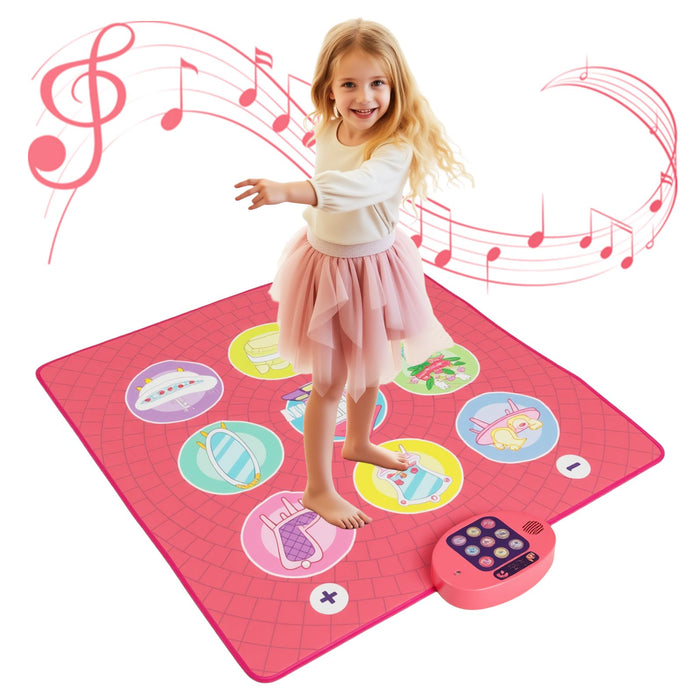 Dance Pad Game Toy with 5 Levels and 9 Keyboard Sounds for 3+ Kids