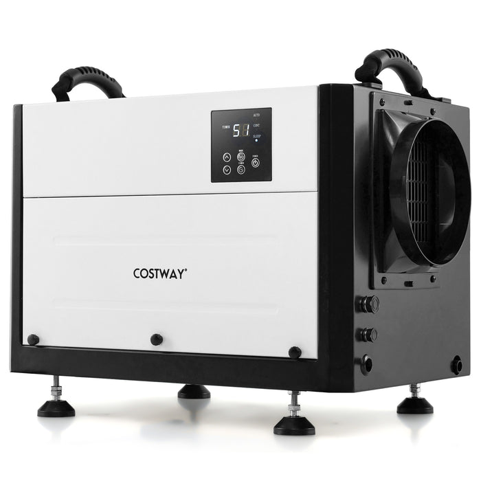 50/70L/Day Crawl Space Dehumidifier with 3 Modes and 24H Timer-Black-