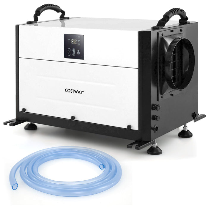 50/70L/Day Crawl Space Dehumidifier with 3 Modes and 24H Timer-Blue-