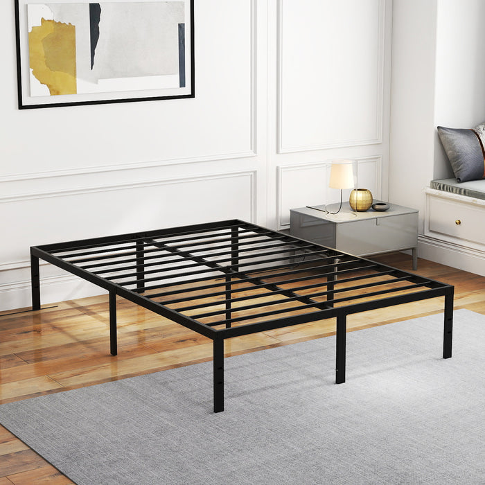 Double Size Heavy Duty Metal Platform Bed Frame