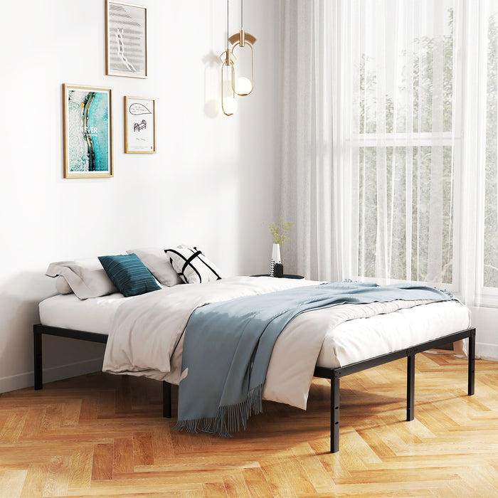 Double Size Heavy Duty Metal Platform Bed Frame