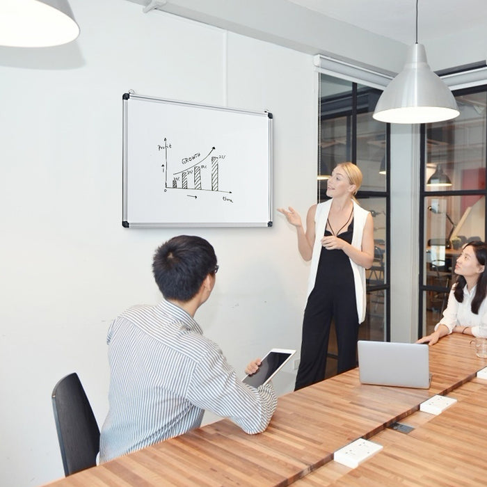 70 x 50 cm Dry Erase Board with Detachable Tray