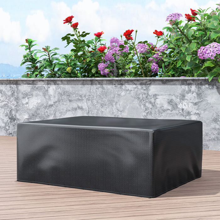 Outsunny Garden Furniture Cover, Waterproof Anti-UV Large Protective Patio Set Covers, 235 x 190 x 90cm, Black