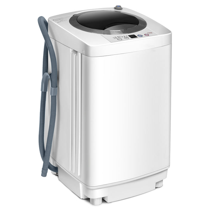 Full-Automatic Portable Washer - 6 Programs, 3 Water Levels, and Portable Design - Ideal for Small Spaces and Travelers